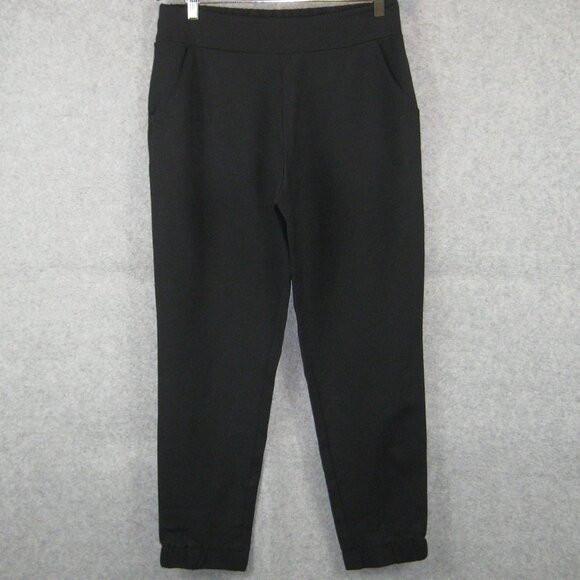 Belle by Kim Gravel Ponte Knit Pull On Jogger Pants Sz 16 Black NEW - Picture 2 of 5